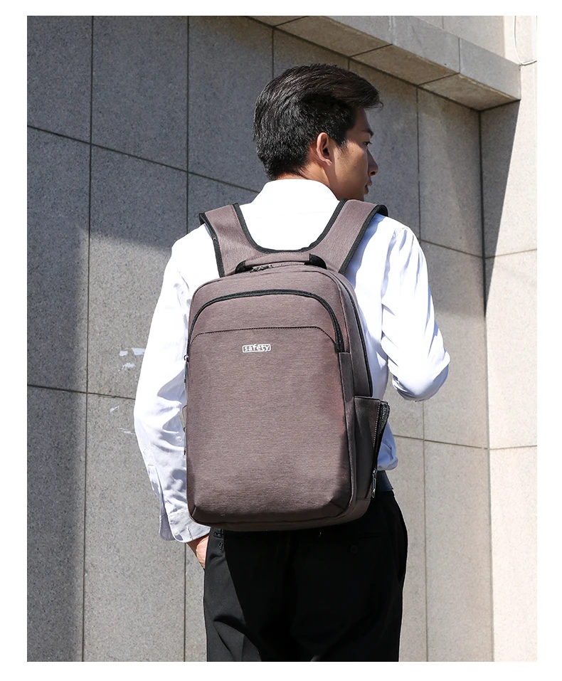 Litthing рюкзак для ноутбука для мужчин анти вор USB рюкзак для мужчин Студенческая школьная сумка женский мужской рюкзак для путешествий Mochila