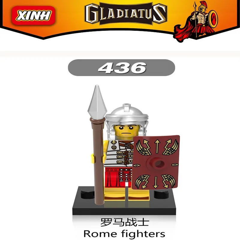 Roman Soldier Series Commander Elf Hunter Model Assembling Bricks Building Blocks Kit DIY Education Christmas Gift