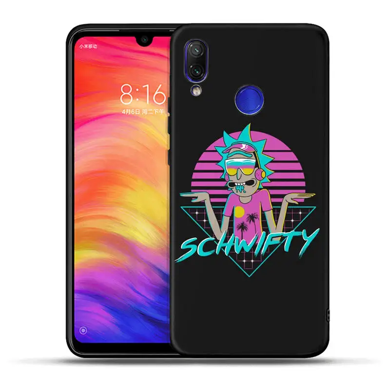 Рик и Морти Co mi cs чехол для телефона для Xiaomi Redmi Note 7A iPhone 7 6 Plus Pro 6A 5A Prime mi A1 5X A2 Lite 6X4X5 плюс Pocophone F1 крышка