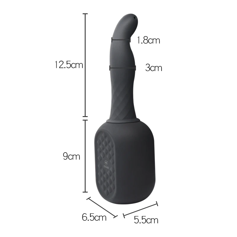 Vibration Silica Gel Enema Atrium Anal Cleaning Tube Vibration G Point Masturbation Bar Male Female Sex Adult Products Anal Plug Vibration Silica Gel Enema Atrium Anal Cleaning Tube Vibration G Point Masturbation Bar Male Female Sex Adult Products Anal Plug