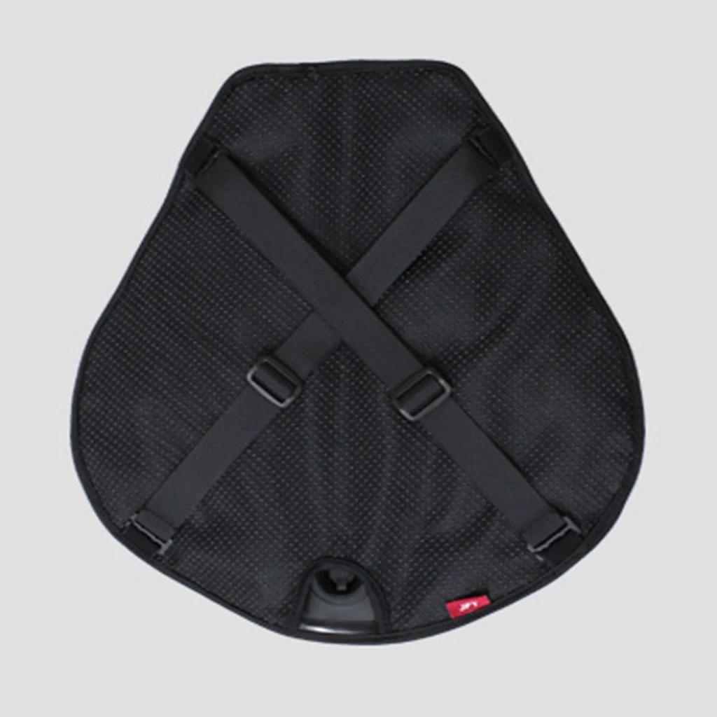2pcs Anti-slip Inflatable Motorcycle Seat Cushion Pad Matterss for YAMAHA Black