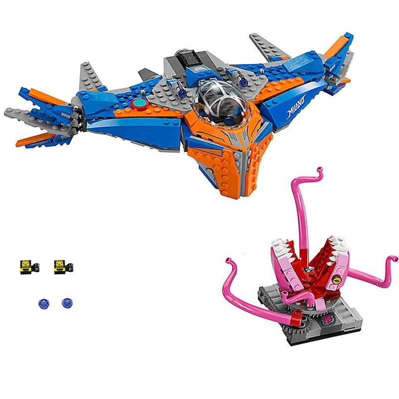

Marvel Guardians Galaxy Milano Abilisk Aircraft Building Block 481pcs Brick Toys