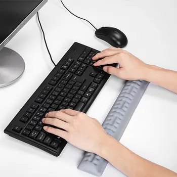 

Porous Soft Mouse Pad Ergonomic Memory Mechanical Keyboard Rubber Wrist Rest Pad for GH60 Poker Filco 87 104