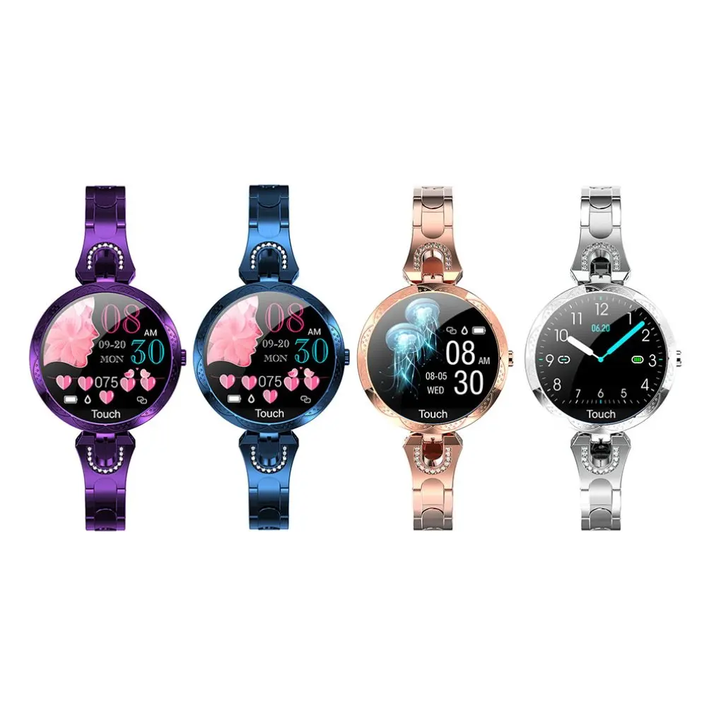 

AK15 Female Smart Bracelet Heart Rate Sleep Monitoring Bracelet Physiological Cycle Intelligent Reminder Bracelet HOT