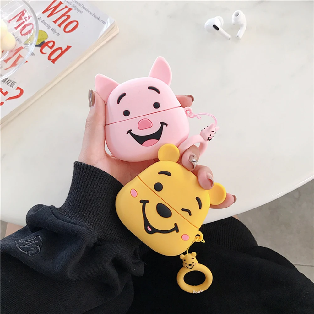Беспроводная коробка для наушников для Airpods Pro 3 чехол для гарнитуры для Apple Airpods Pro Чехол с мультяшным поросенком Микки Mr. Q защитный чехол
