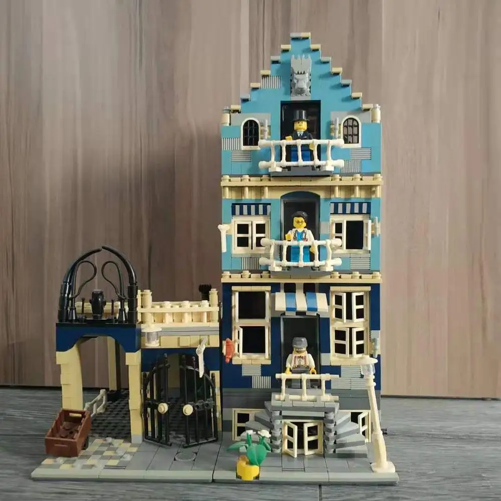 

Creator City Street Series 15007 Market Model Kit Building Blocks Compatible With Legoed 10190 Bricks Toys For Children Gifts