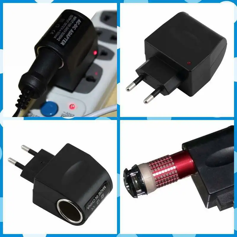 110V 240V переменного тока в постоянный работающего на постоянном токе 12 В ЕС штекер