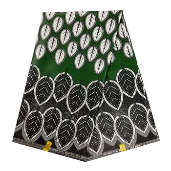 

Green JAVA Wax Materials for Men's Cloth, African Wax Print Fabric for Dress Party Ghana Tissu Pagne Wax Fabrics Real Cotton