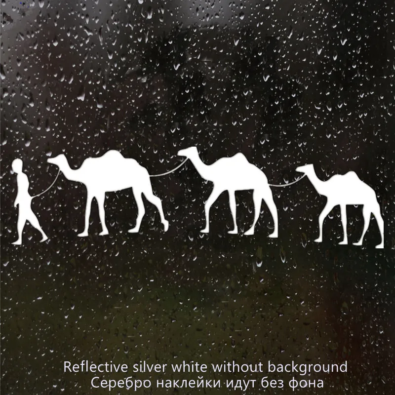 

A-1193 Creativity Camel Caravan Modeling Personality Car Stickers PVC Fashion Auto Window Bumper Waterproof Quality Decals Decor