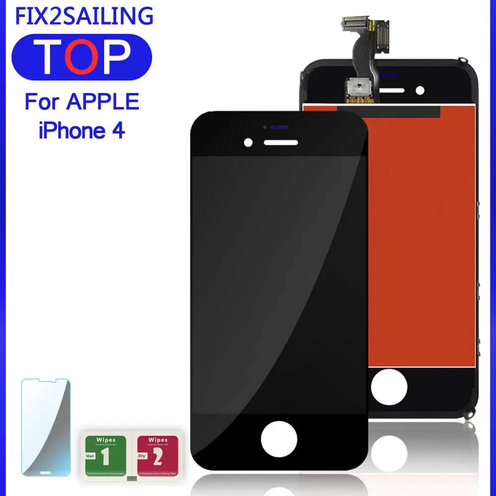 AAA Quality 100% Good Working LCD For iPhone 4 4G Touch Screen Glass Digitizer Display Assembly | Мобильные телефоны и