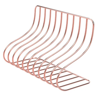 

10 Grid File Storage Shelf Book Stand Bookend Nordic Wrought Iron Organizer Holder Home Office