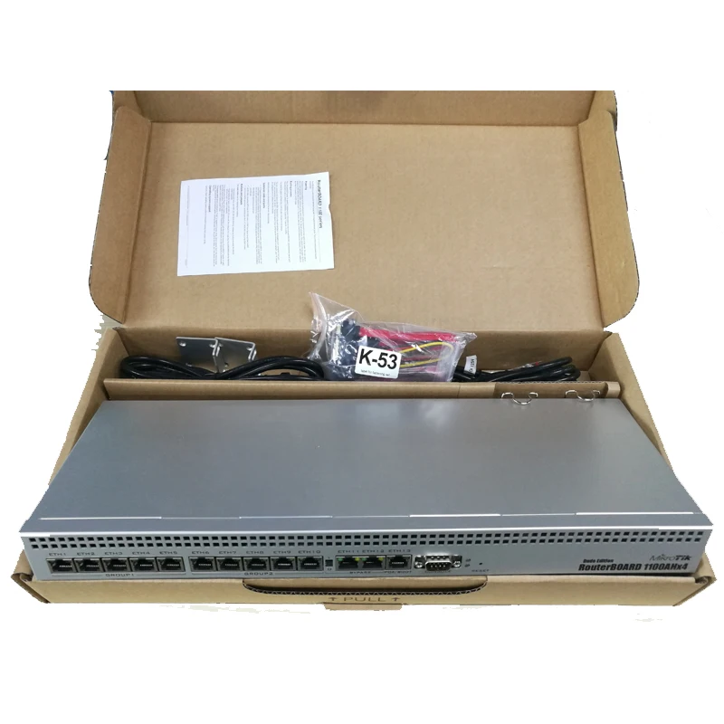 MikroTik RB1100AHx4 / RB1100Dx4 ROS четырехъядерный маршрутизатор корпоративного класса 13x Gigabit