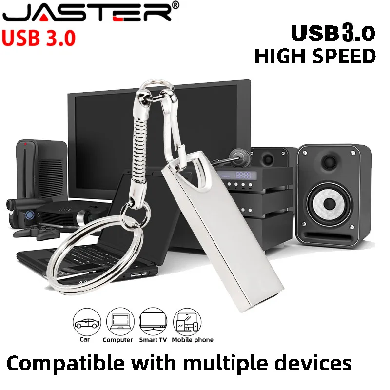 JASTER,, супер мини Usb флеш-накопитель, металлическая usb флешка, 64 ГБ, флешка, 64 ГБ, 32 ГБ, 16 ГБ, 4 Гб, водонепроницаемая флешка