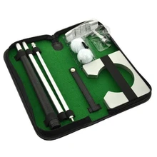 Портативный набор клюшек для гольфа установка тренера оборудование для тренировок в помещении держатель для мяча для гольфа инструмент для тренировки с чехол для переноски