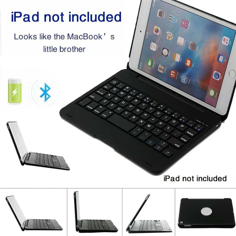 ABS пластик беспроводной Bluetooth клавиатура чехол для iPad mini 1 2 3 чехол для планшета iPad mini 3 2 1 7,9 дюймов с клавиатурой