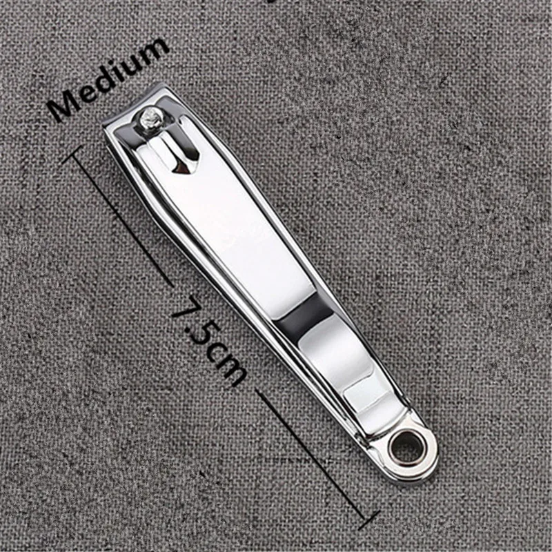7.5cm Flat mouth 4 размера профессиональный резак для триммера, маникюра, педикюра из нержавеющей стали, высокого качества, ножницы для ногтей - Цвет: 7.5cm Flat mouth