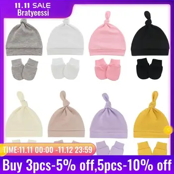Newborn Baby Hat with Gloves