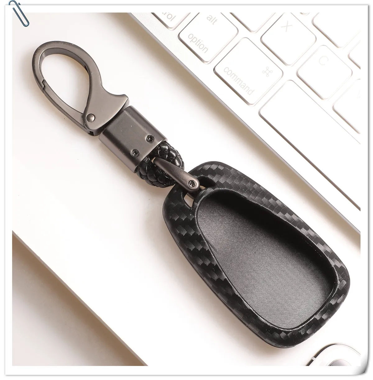 Keyforkess 10X Cover in Silicone per Chevrolet Cruze Spark Camaro Volt Bolt Trax Malibu Carbon 2/3/4/5BTN portachiavi per auto - H0eefe9ead51048668cab719afa430e676