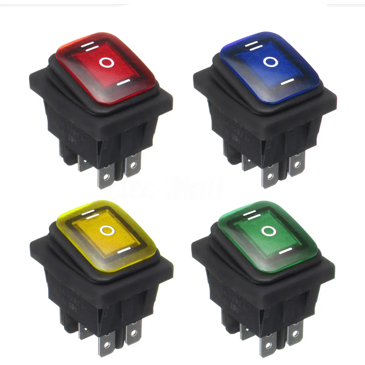 ON-OFF-ON-6-Pins-16A-30A-125V-250V-Car-Boat-Led-Light-Rocker-Toggle ...