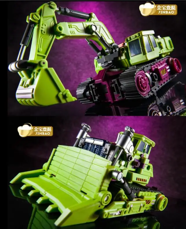 Трансформация Jinbao негабаритных ко Gt Devastator фигурка игрушка SETA SETB SETC - Цвет: Set A NO BOX