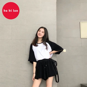 

2020 2Pcs / Set Tracksuit Summer Women Short Sleeve T-shirt Spring And Shorts Outfits Casual