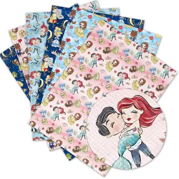 

Diy accessories 30*136cm Christmas Santa Claus Printed Faux Synthetic Leather Sheets for Bow,DIY handmade Materials L1350