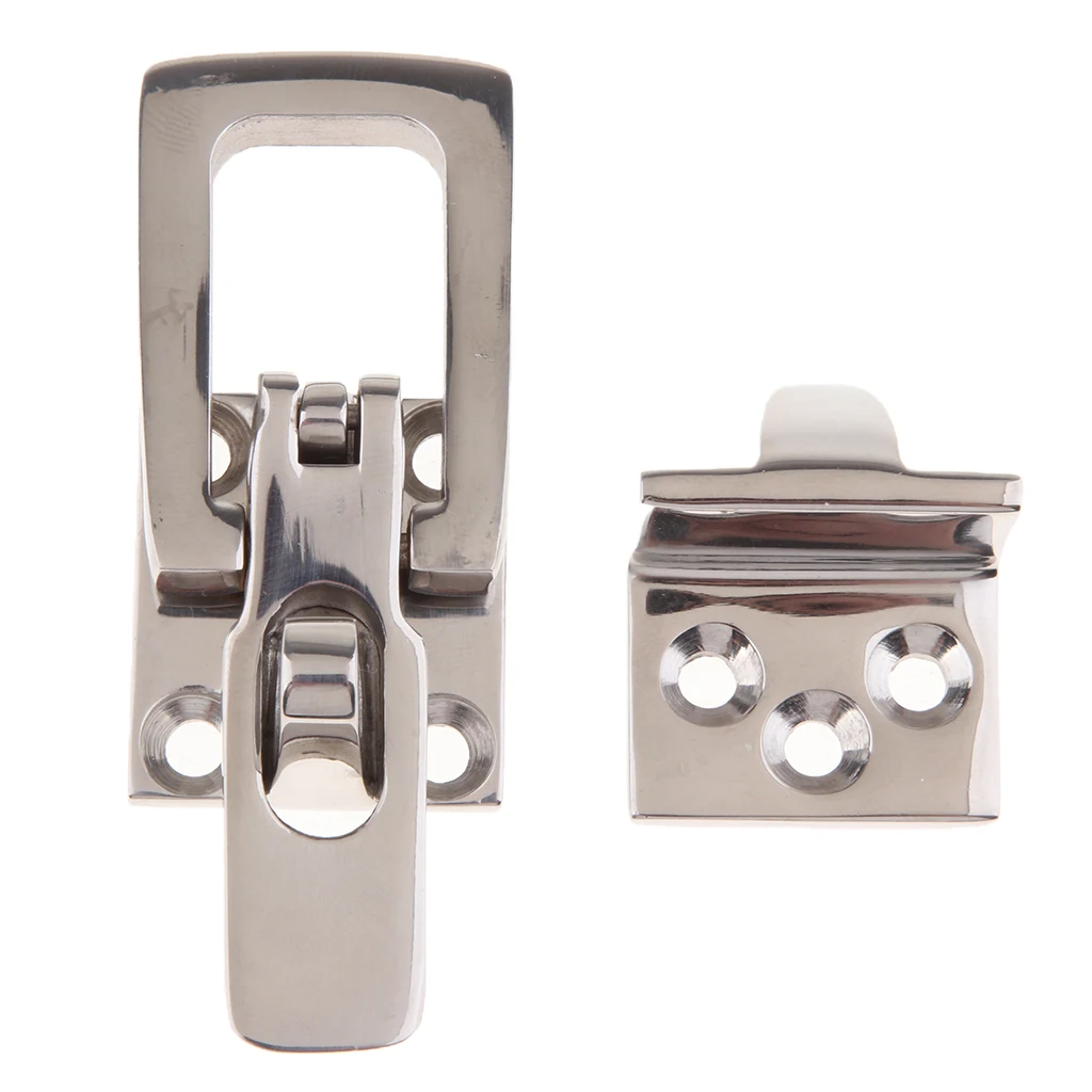 316 Stainless Steel Swivel Eye Hasp Latch Boat Marine Yacht Hardware