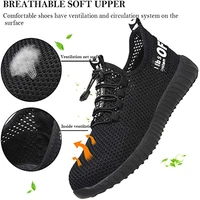 Men's Steel Toe Puncture-Proof Work Shoes