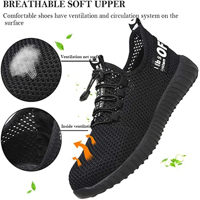 Men's Steel Toe Puncture-Proof Work Shoes
