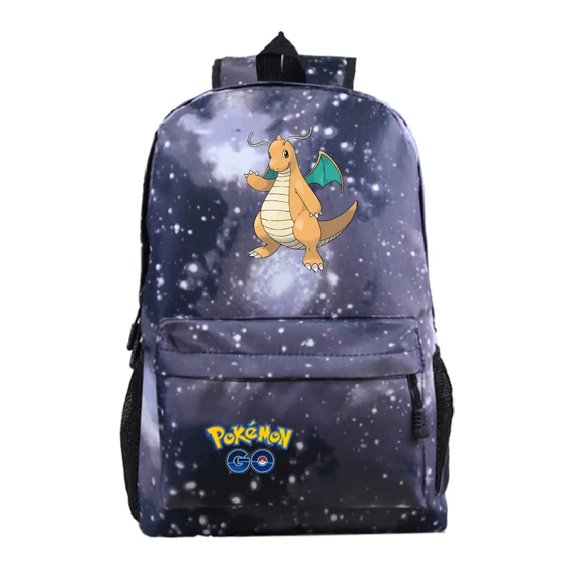 Аниме рюкзак Pokemon карманные монстры холщовый рюкзак для женщин рюкзак для мужчин Покемон школьные рюкзаки Mochila - Цвет: 7