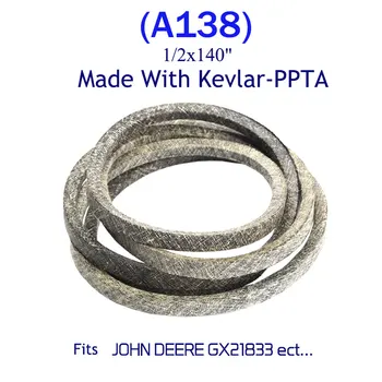 

Mower Belt Make With Kevlar Hot Selling Para Aramid Fiber Free Shipping for 110-6892 Lawn Mower Repeated Bending 1/2 "x 19"