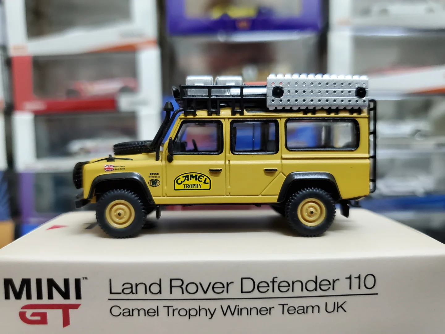 Мини GT TSM MIJO защитный чехол Land Rover Defender 110 Camel для