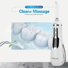 Портативный ирригатор для полости рта, Перезаряжаемый USB, водяная нить, для взрослых, 200 мл, резервуар для воды, водонепроницаемый, электрический, для полоскания рта, Y11.11