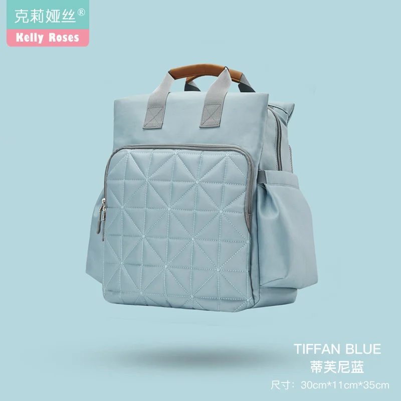 Aboutbaby, модная сумка для подгузников для мам и мам, большой дорожный рюкзак для кормления, дизайнерская сумка для детских колясок, рюкзак для детских подгузников - Цвет: Tiffany Blue