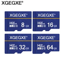 XGEGXE 32 Гб карта памяти 64 ГБ T флэш-карта будущее синий 8 Гб класс 10 UHS-1 16 Гб флэш-карта U1 мини-карты Высокая скорость для телефона