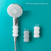 Bathroom Strong Attachable Shower Head Holder Movable Bracket Powerful Suction Chuck Holder Suction Cup Bathroom Accessories