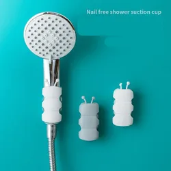 Bathroom Strong Attachable Shower Head Holder Movable Bracket Powerful Suction Chuck Holder Suction Cup Bathroom Accessories
