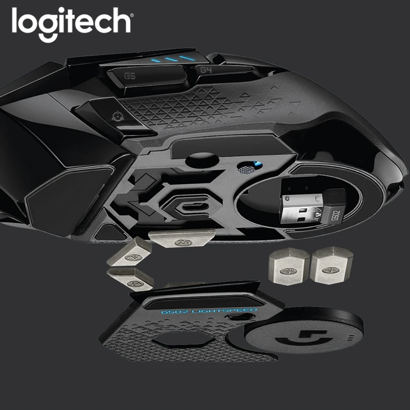 Беспроводная игровая мышка с датчиком HERO LIGHTSPEED 16000 dpi, игровая мышь с поддержкой кнопок