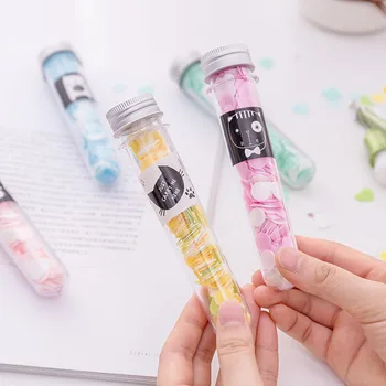 

Disposable soap tabletsTest tube bottled Travel Soap Paper Body Washing Bath Confetti Portable Petal Fruit Soap Flower Paper
