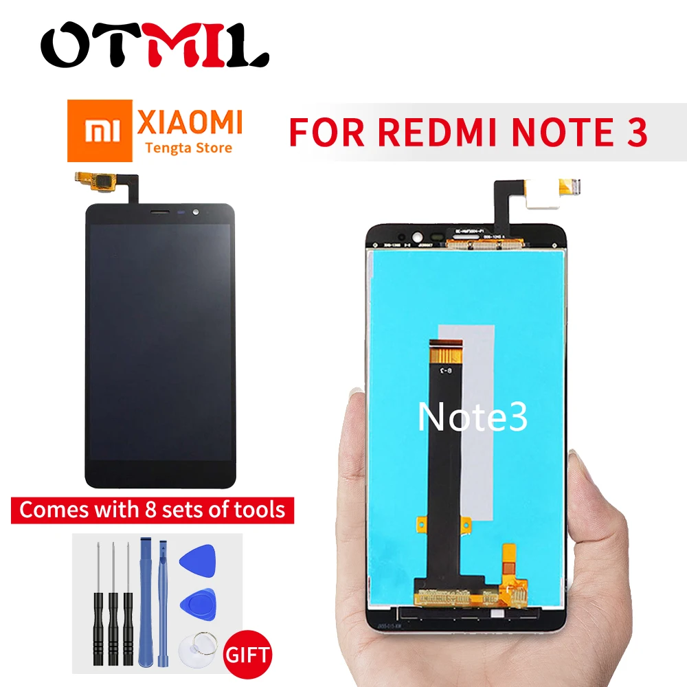 

150mm For Xiaomi Redmi Note 3 LCD Display Touch Screen Digitizer Assembly Replacement Black/White/Gold 5.5 inch