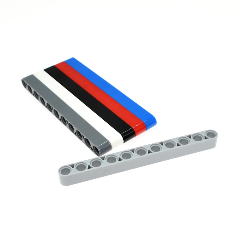 

50pcs 64290 32525 Technic Liftarm 1 x 11 Thick For Building Blocks Parts DIY Educational Tech Parts Toys
