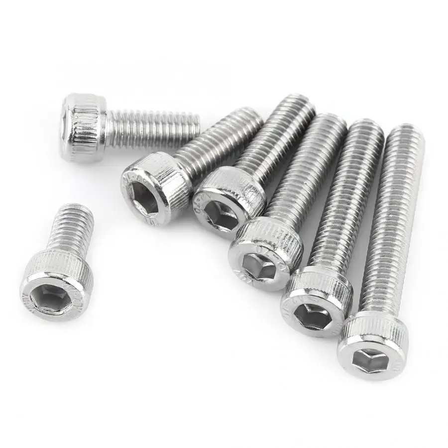 M5 из нержавеющей стали SS304 Шестигранная головка крышки головки полный резьбовые