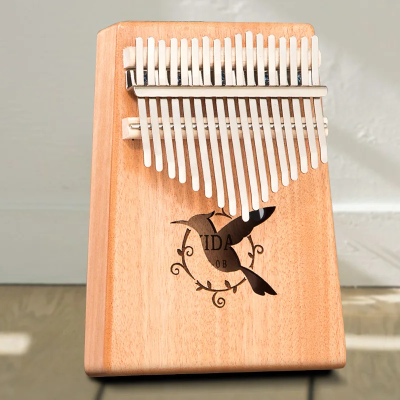Kalimba 17 клавишное фортепиано Красивые Музыкальные инструменты красное дерево большой палец пианино популярный новичок дать 1 набор аксессуаров