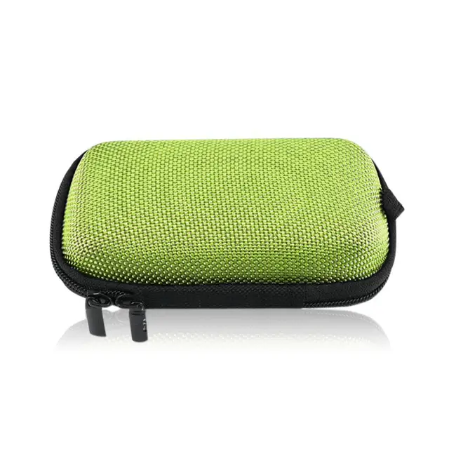1pcs EVA Mini Portable Earphone bag Coin Purse Headphone USB Cable Case Storage Box Wallet Carrying Pouch Bag Earphone Accessory NO.15