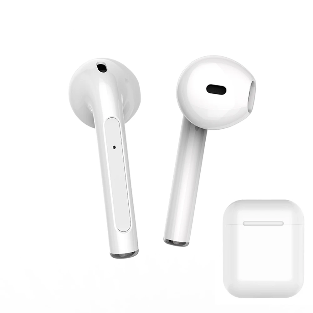 SCELTECH Y22 Беспроводные Bluetooth 5,0 наушники HIFI TWS наушники с сенсорным управлением наушники с зарядным устройством для IOS Android - Цвет: Белый
