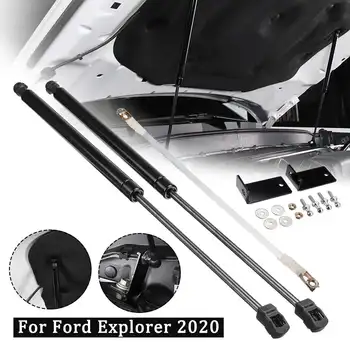 

2pcs Car Front Hood Lift Assist System Support Gas Shock Absorber Strut Bar Strut Bars for Ford Explorer 2020