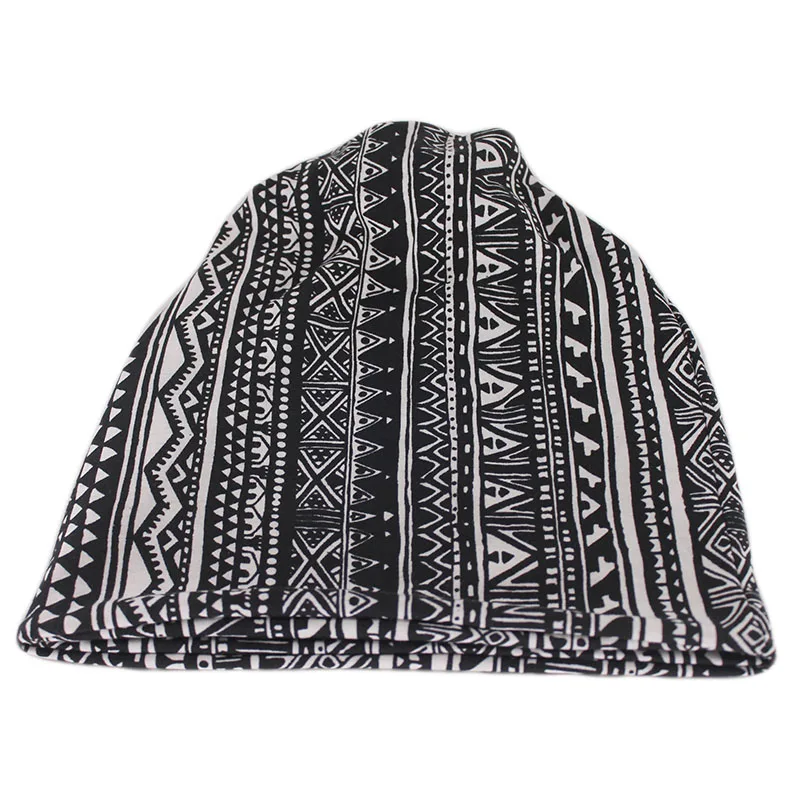Neue Stil Mode Doppel Verwendet Frauen Herbst Warme Mützen Skullies Casual Bunte Floral Outdoor Hüte Schal Kappe Mädchen Weiche Gorras – Detail 39