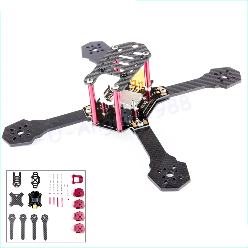 

1set Emax Nighthawk X5 200mm High Speed Carbon Fiber Frame Kit 5mm Arm With PDB