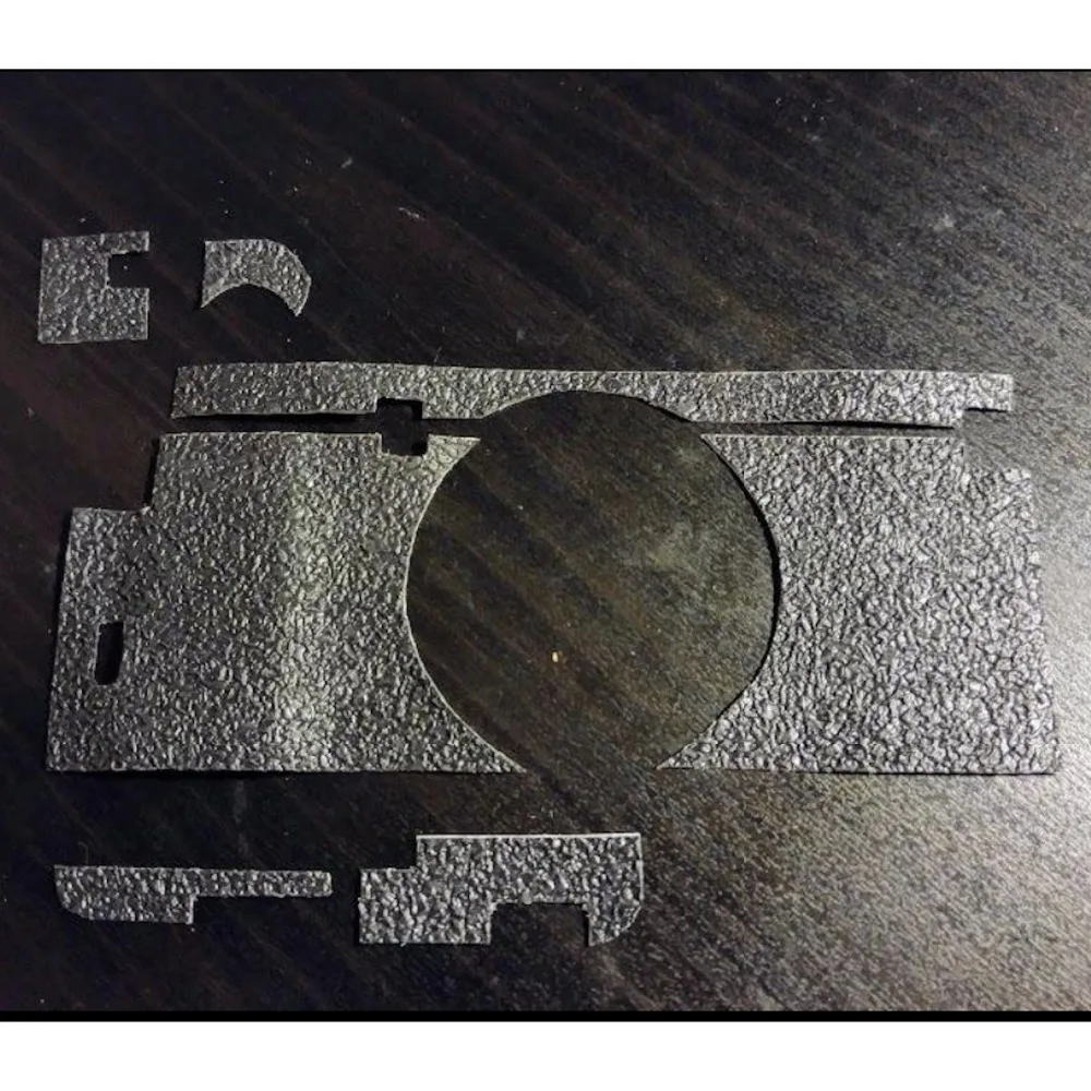 airsoft M4 tactical M4 gun AR 15 accessories rubber Grips Material Sheet for knife toy camera mobile phone pistol for hunting (6)