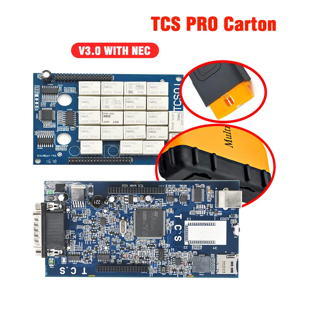 obd2 диагностический инструмент V2015.R3 tcs super tcs pro двойной синий PCB для автомобиля грузовика - Цвет: tcs pro 5